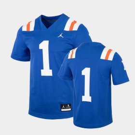 #1 College Football Florida Throwback Men's Royal Jersey 482379-923