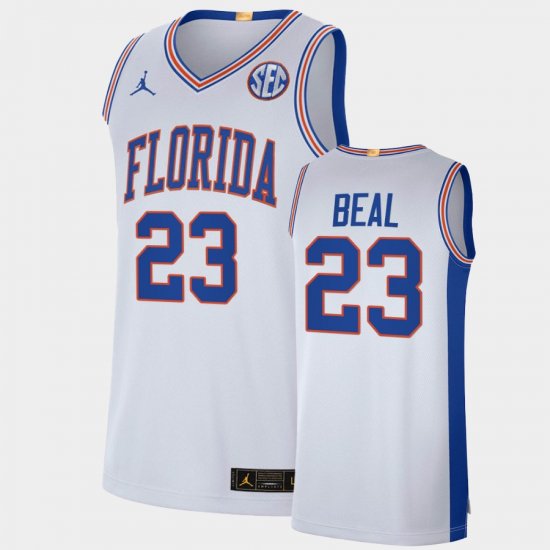 #23 Bradley Beal College Basketball UF Elite Limited Alumni Men White Jersey 238723-425