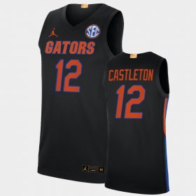 #12 Colin Castleton Alumni Limited Florida Gators Elite Limited College Basketball Mens Black Jersey 947064-568