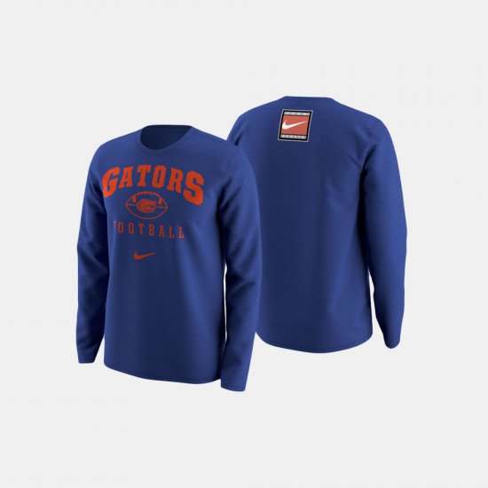 College Football Retro Pack Florida Gators Mens Royal Blue Sweater 298435-117