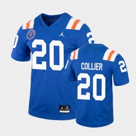 #20 Corey Collier Jr. Replica Florida Gators Ring of Honor Men's Royal Jersey 700707-667