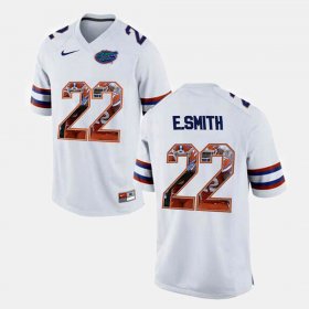 #22 Emmitt Smith College Football Florida Mens White Jersey 751469-573