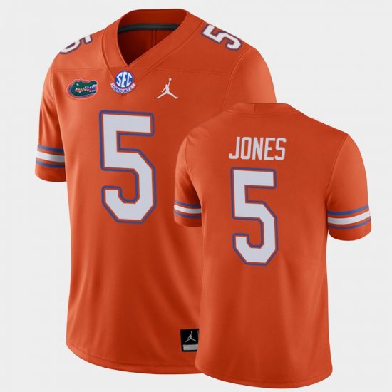 #5 Emory Jones College Football UF Men\'s Orange Jersey 415428-657