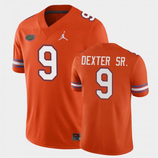 #9 Gervon Dexter Sr. Game Florida Gators Men Orange Jersey 204473-212