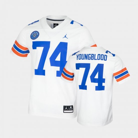 #74 Jack Youngblood Untouchable Florida Ring of Honor Mens White Jersey 691347-863