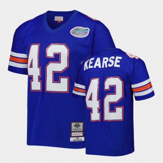 #42 Jevon Kearse Legacy Florida Gators Mens Royal Jersey 298081-374