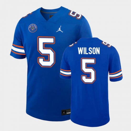 #5 Kamari Wilson Replica Florida Gators Ring of Honor Mens Royal Jersey 956996-219