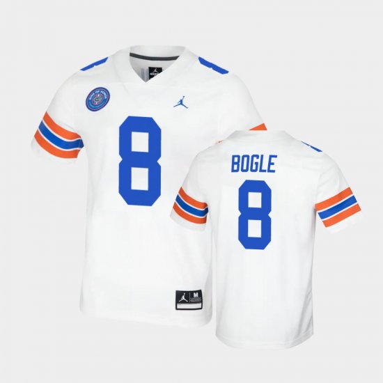 #8 Khris Bogle Replica UF Ring of Honor Men White Jersey 296260-706