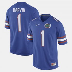 #1 Percy Harvin Alumni Football Game Florida Men Royal Blue Jersey 485088-598