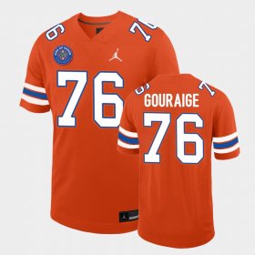 #76 Richard Gouraige Replica Florida Ring of Honor Men's Orange Jersey 903407-845