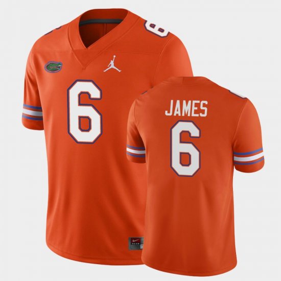 #6 Shemar James Game University of Florida Mens Orange Jersey 547815-788