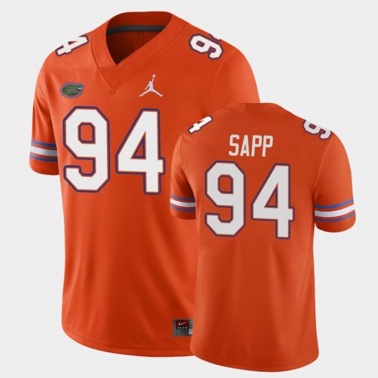 #94 Tyreak Sapp Game Florida Gators Men Orange Jersey 964702-484