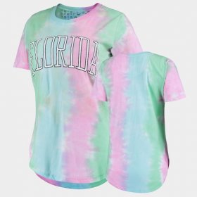 Tie Dye Florida Gators Bay Womens Rainbow T-Shirt 133219-900 Tie Dye Florida Gators Bay Womens Rainbow T-Shirt 133219-900