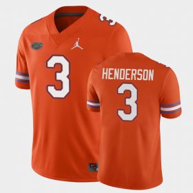 #3 Xzavier Henderson Game University of Florida Men's Orange Jersey 754662-744