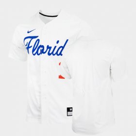 Custom College Baseball Florida Replica Men's White Jersey 770435-607 Custom College Baseball Florida Replica Men's White Jersey 770435-607