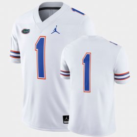 #1 Custom College Football University of Florida Game Men White Jersey 481839-388 #1 Custom College Football University of Florida Game Men White Jersey 481839-388