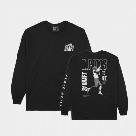 Kyle Pitts 2021 NFL Draft Florida Player Graphic Long Sleeve Mens Black T-Shirt 862874-133 Kyle Pitts 2021 NFL Draft Florida Player Graphic Long Sleeve Mens Black T-Shirt 862874-133