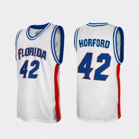 #42 Al Horford Alumni University of Florida College Baketball Mens White Jersey 550116-463