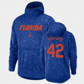 #42 Al Horford Basketball Spotlight Florida Pullover Team Logo Men's Royal Hoodie 958647-140 #42 Al Horford Basketball Spotlight Florida Pullover Team Logo Men's Royal Hoodie 958647-140
