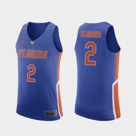 #2 Andrew Nembhard Authentic Florida College Basketball Men Royal Jersey 341421-802