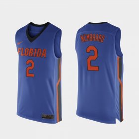 #2 Andrew Nembhard Replica Florida College Basketball Men's Royal Blue Jersey 509288-208