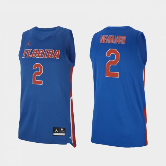 #2 Andrew Nembhard Replica University of Florida College Basketball Mens Royal Jersey 328678-250