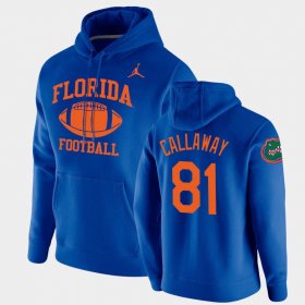 #81 Antonio Callaway Retro Football Florida Pullover Men Royal Hoodie 982740-392 #81 Antonio Callaway Retro Football Florida Pullover Men Royal Hoodie 982740-392