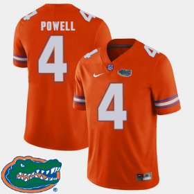 #4 Brandon Powell College Football University of Florida 2018 SEC Mens Orange Jersey 550406-768