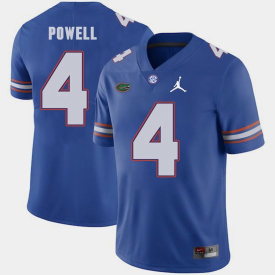 #4 Brandon Powell Jordan Brand Florida Replica 2018 Game Mens Royal Jersey 928537-812