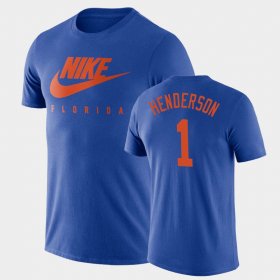 #1 CJ Henderson Spring Break Futura UF Essential Futura Men Royal T-Shirt 980412-502 #1 CJ Henderson Spring Break Futura UF Essential Futura Men Royal T-Shirt 980412-502