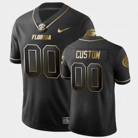 #00 Custom College Football Florida Golden Edition Limited Mens Black Jersey 496059-993 #00 Custom College Football Florida Golden Edition Limited Mens Black Jersey 496059-993