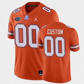 #00 Custom College Football University of Florida Alternate Game Men Orange Jersey 815967-505 #00 Custom College Football University of Florida Alternate Game Men Orange Jersey 815967-505