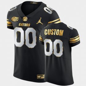 #00 Custom Golden Edition University of Florida 2020-21 Authentic Mens Black Jersey 732757-633 #00 Custom Golden Edition University of Florida 2020-21 Authentic Mens Black Jersey 732757-633