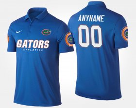 #00 Custom Name and Number University of Florida Men's Blue Polo 113155-304