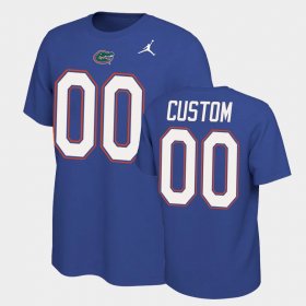#00 Custom Name and Number University of Florida Name & Number Retro Men Royal T-Shirt 236476-423 #00 Custom Name and Number University of Florida Name & Number Retro Men Royal T-Shirt 236476-423