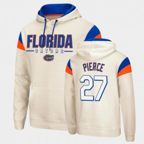 #27 Dameon Pierce Fortress Florida Pullover Men Cream Hoodie 528676-451 #27 Dameon Pierce Fortress Florida Pullover Men Cream Hoodie 528676-451