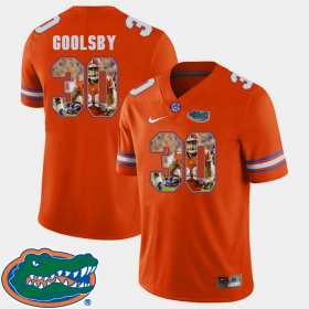 #30 DeAndre Goolsby Pictorial Fashion Florida Football Mens Orange Jersey 852331-806