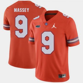 #9 Dre Massey Jordan Brand Florida Replica 2018 Game Men's Orange Jersey 481377-449