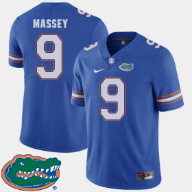 #9 Dre Massey College Football Florida 2018 SEC Men's Royal Jersey 230481-376