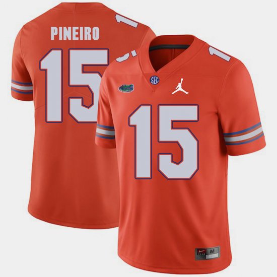 #15 Eddy Pineiro Jordan Brand Florida Gators Replica 2018 Game Men Orange Jersey 600528-765