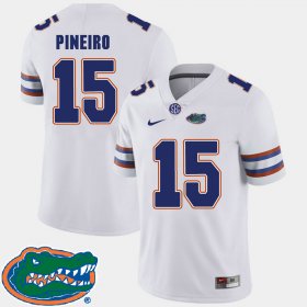 #15 Eddy Pineiro College Football Florida 2018 SEC Men's White Jersey 508173-238