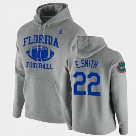 #22 Emmitt Smith Retro Football Florida Gators Pullover Mens Heathered Gray Hoodie 330484-811 #22 Emmitt Smith Retro Football Florida Gators Pullover Mens Heathered Gray Hoodie 330484-811