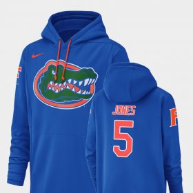 #5 Emory Jones Champ Drive University of Florida Football Performance Men's Royal Hoodie 545671-209 #5 Emory Jones Champ Drive University of Florida Football Performance Men's Royal Hoodie 545671-209