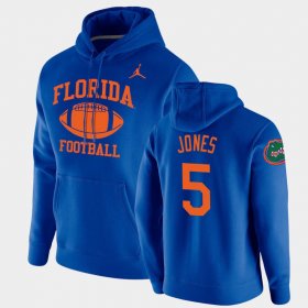 #5 Emory Jones Retro Football Florida Pullover Men Royal Hoodie 974782-881 #5 Emory Jones Retro Football Florida Pullover Men Royal Hoodie 974782-881