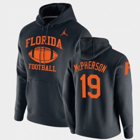 #19 Evan McPherson Retro Football UF Pullover Men's Black Hoodie 755073-281 #19 Evan McPherson Retro Football UF Pullover Men's Black Hoodie 755073-281
