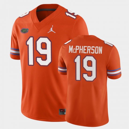 #19 Evan McPherson Game Florida College Football Mens Orange Jersey 973642-172