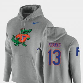 #13 Feleipe Franks Vault Logo Club UF Pullover Men's Heathered Gray Hoodie 846142-365 #13 Feleipe Franks Vault Logo Club UF Pullover Men's Heathered Gray Hoodie 846142-365