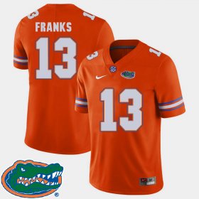 #13 Feleipe Franks College Football University of Florida 2018 SEC Men's Orange Jersey 313942-936