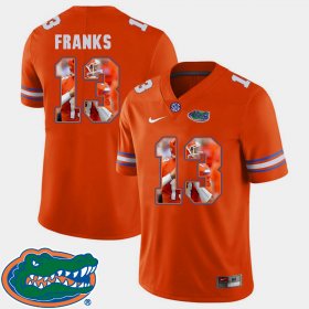 #13 Feleipe Franks Pictorial Fashion Florida Gators Football Men's Orange Jersey 649599-600