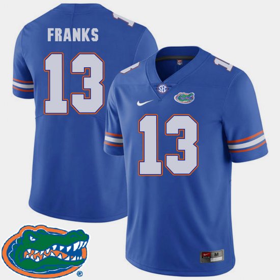 #13 Feleipe Franks College Football Florida 2018 SEC Men\'s Royal Jersey 829376-984